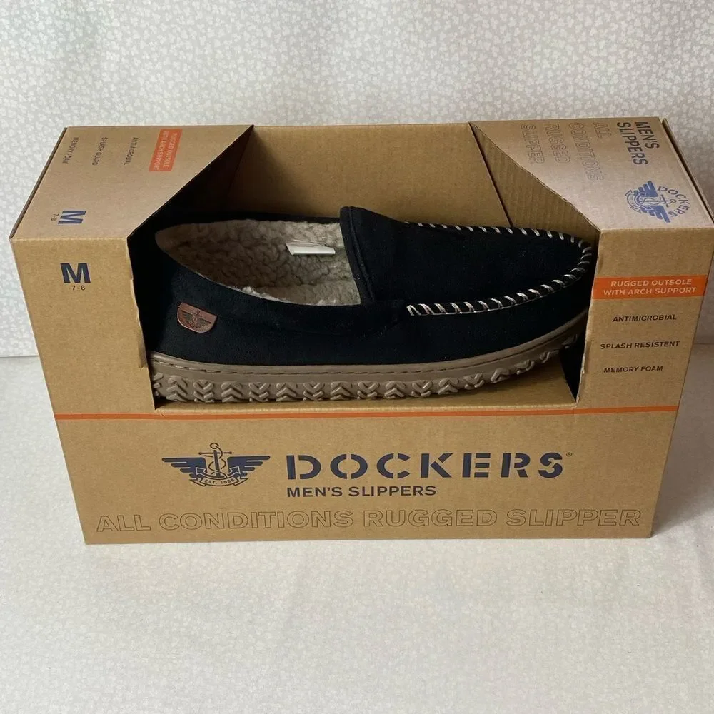 DOCKERS Mens Size Medium (7-8) Rugged Venetian Moccasins